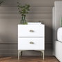 Hanah Home Mesita de Noche BD110 - 4111 Blanca
